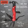 Cool Gadgets Survival Tools Hammer Multitool - Red