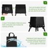 Outdoor Portable Folding Charcoal BBQ Grill Stove - Black - BBQ Grill