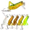 Fishing Bionic Grasshopper Lure; Wobbler Hard Bait For Freshwater 3g/0.11oz 35mm/1.38in - Color-B