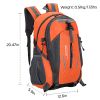 36L Outdoor Backpack Waterproof Daypack Travel Knapsack - Orange