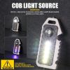 Multi-functional Rechargeable Mini LED Flashlight  - Black A - Flashlights