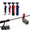 Fishing Tools Portable Fishing Line Winder Reel Line Spooler Machine Spinning &amp; Baitcasting Reel Spooling Carp Fishing Equipment - Blue Black