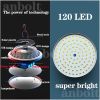 600W USB+solar Led Light Large 120LED Solar Light Market Night Light Solar Light Outdoor Lighting UFO Solar Light - Remote Control - 120 LEDs